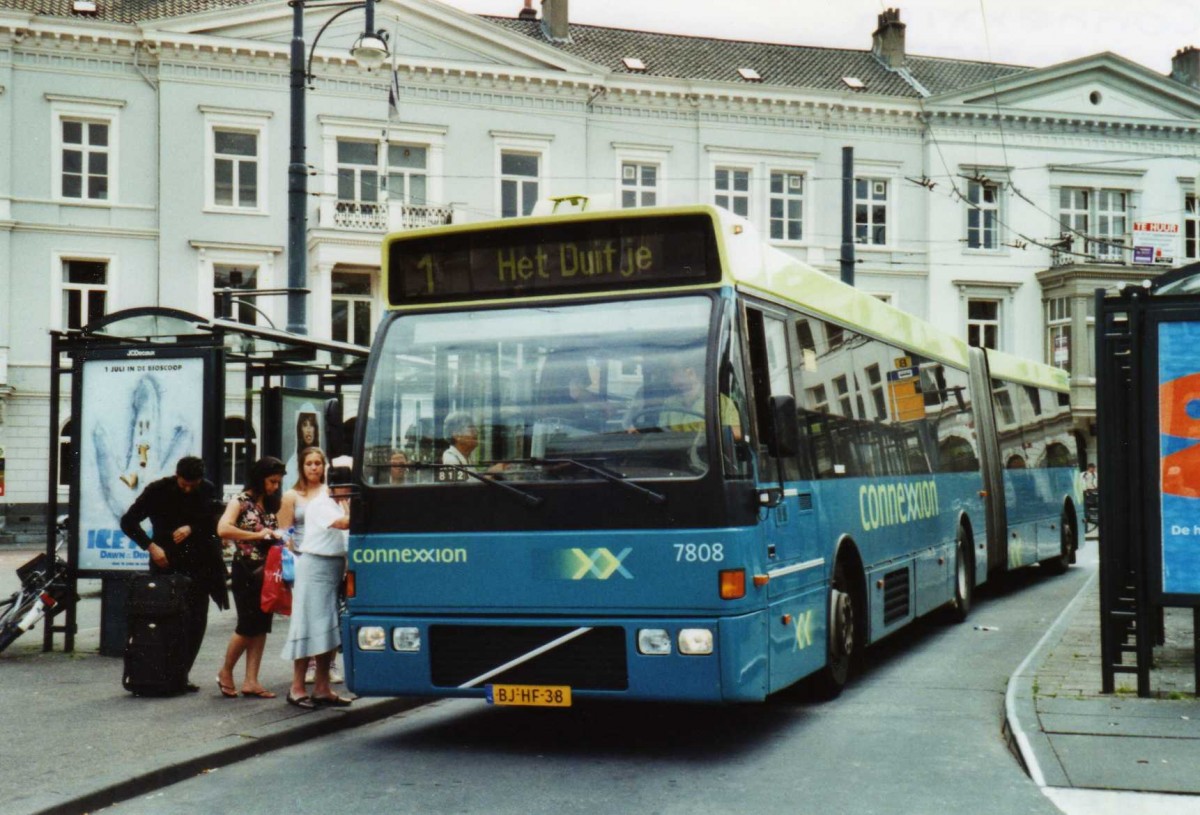 (118'208) - Connexxion - Nr. 7808/BJ-HF-38 - Volvo/Berkhof am 5. Juli 2009 beim Bahnhof Arnhem