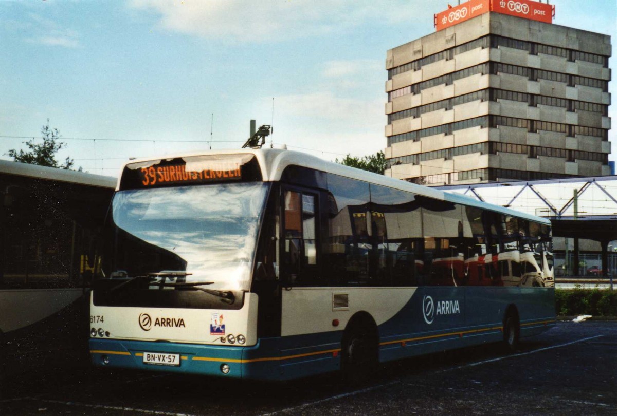 (118'414) - ARRIVA - Nr. 6174/BN-VX-57 - VDL Berkhof am 7. Juli 2009 beim Bahnhof Groningen