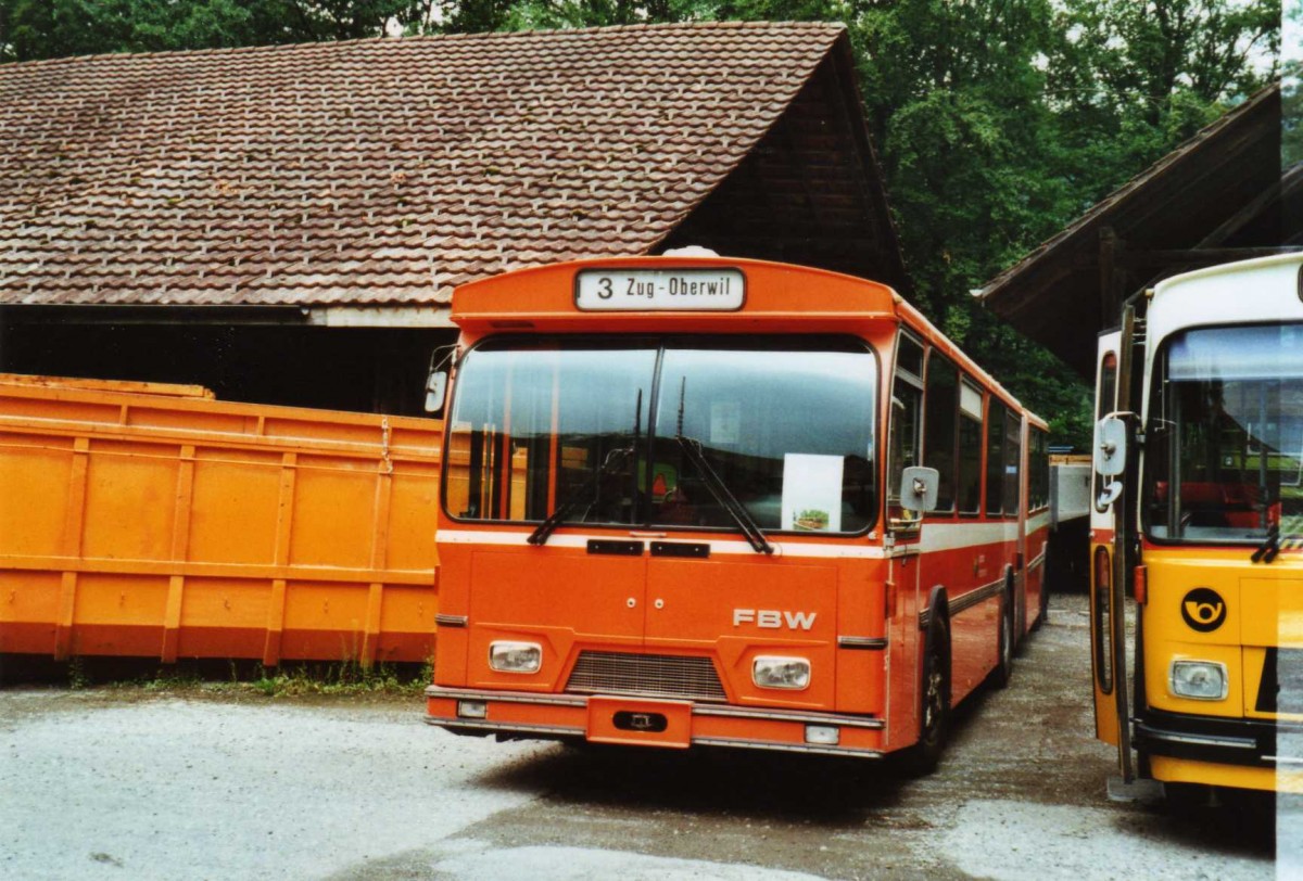 (119'436) - ZVB Zug (RWB) - Nr. 35 - FBW/Hess am 9. August 2009 in Oberburg, Ziegelgut