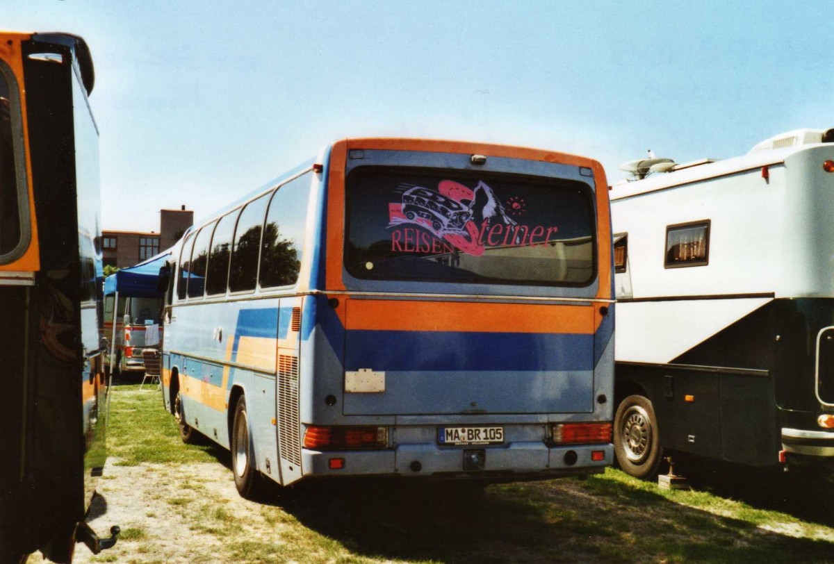 (120'002) - Aus Deutschland: ??? - MA-BR 105 - Mercedes (ex Steiner, CH-Niedergesteln) am 15. August 2009 in Zug, Wohnbustreffen