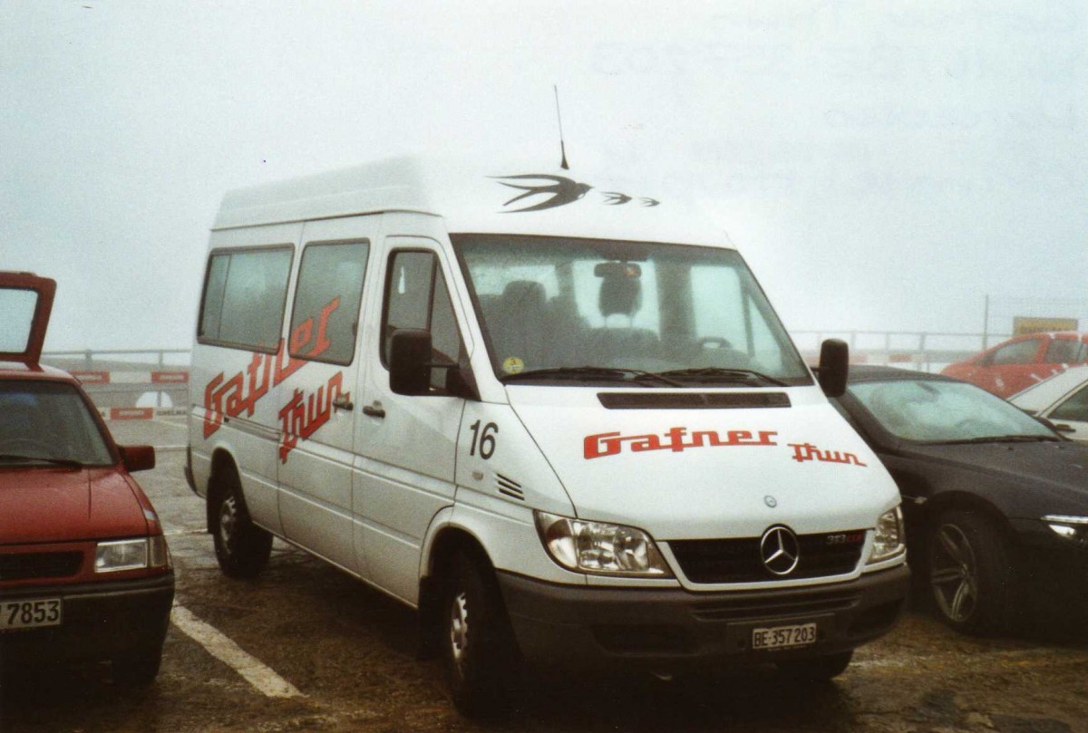 (120'136) - Gafner, Thun - Nr. 16/BE 357'203 - Mercedes am 22. August 2009 am Grimselpass, Hospiz