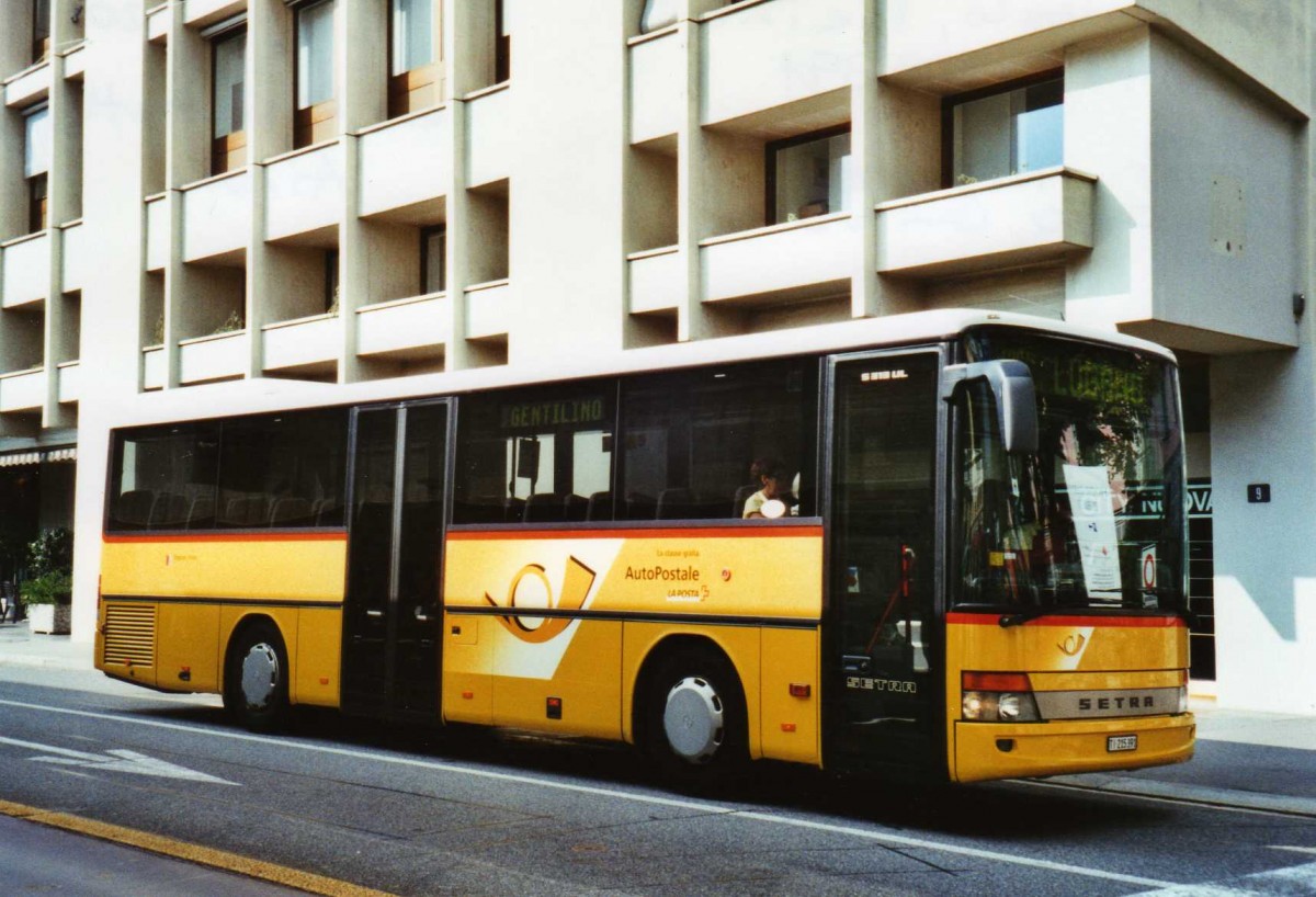 (121'122) - AutoPostale Ticino - Nr. 534/TI 215'391 - Setra am 12. September 2009 in Lugano, Centro