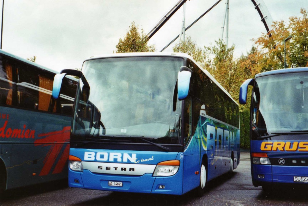 (121'502) - Aus der Schweiz: Born, Olten - Nr. 6/AG 14'041 - Setra am 18. Oktober 2009 in Rust, Europapark