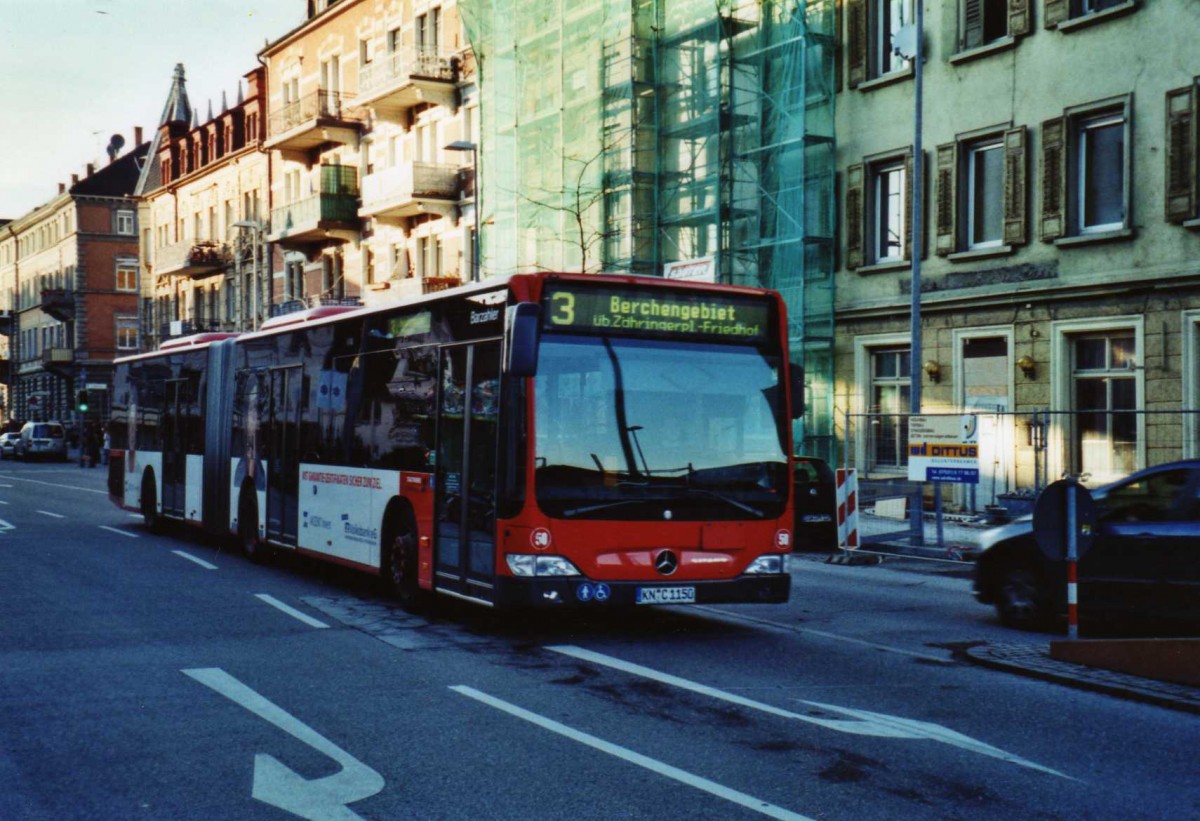 (122'208) - SWK Konstanz - Nr. 50/KN-C 1150 - Mercedes am 18. November 2009 in Konstanz, Bodanstrasse