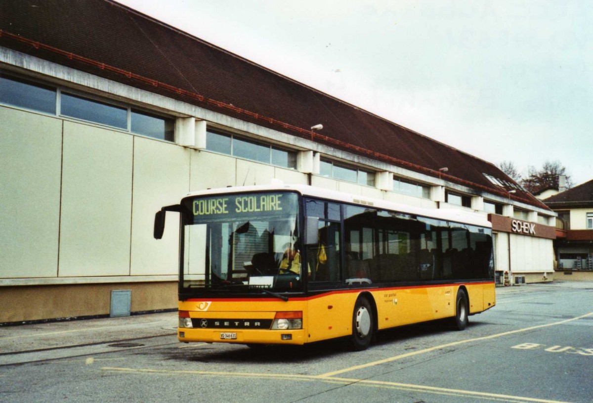 (122'411) - ARCC Aubonne - VD 346'631 - Setra (ex CarPostal Ouest; ex P 25'269) am 19. November 2009 beim Bahnhof Rolle