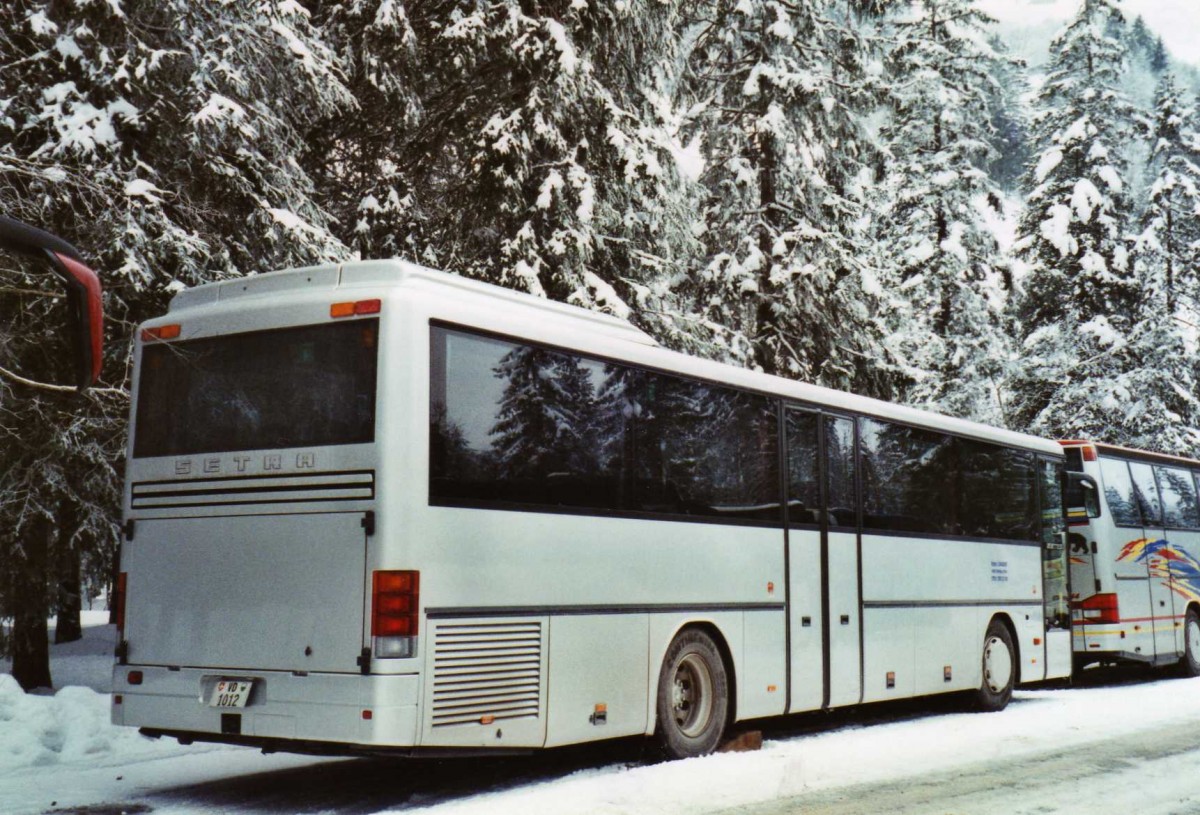 (123'718) - Gander, Chteau-d'Oex - VD 1012 - Setra am 9. Januar 2010 in Adelboden, Unter dem Birg