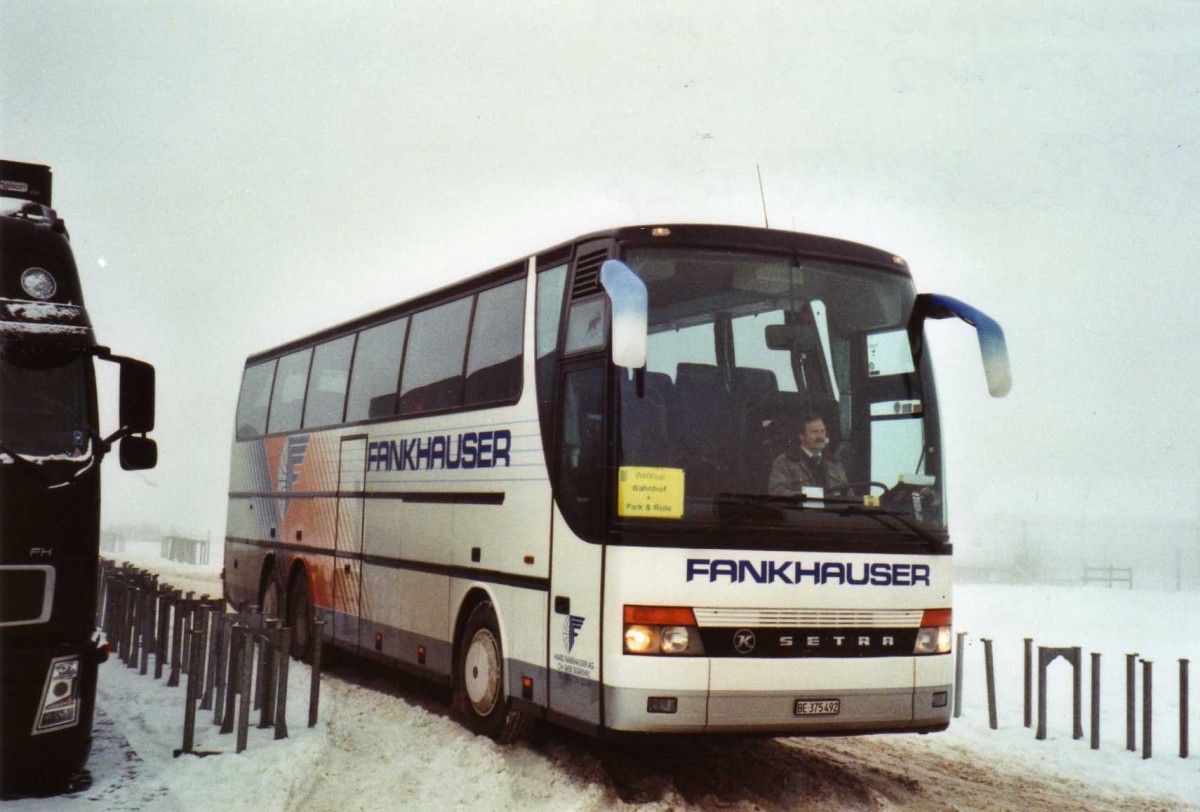 (123'912) - Fankhauser, Sigriswil - BE 375'492 - Setra am 9. Januar 2010 in Adelboden, Weltcup