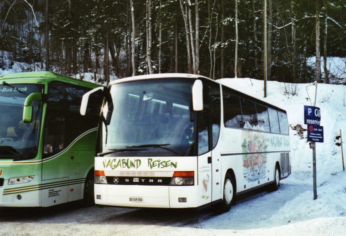 (124'229) - Meier, Gunzgen - SO 149'150 - Setra am 24. Januar 2010 in Lenk, Talstation Betelberg