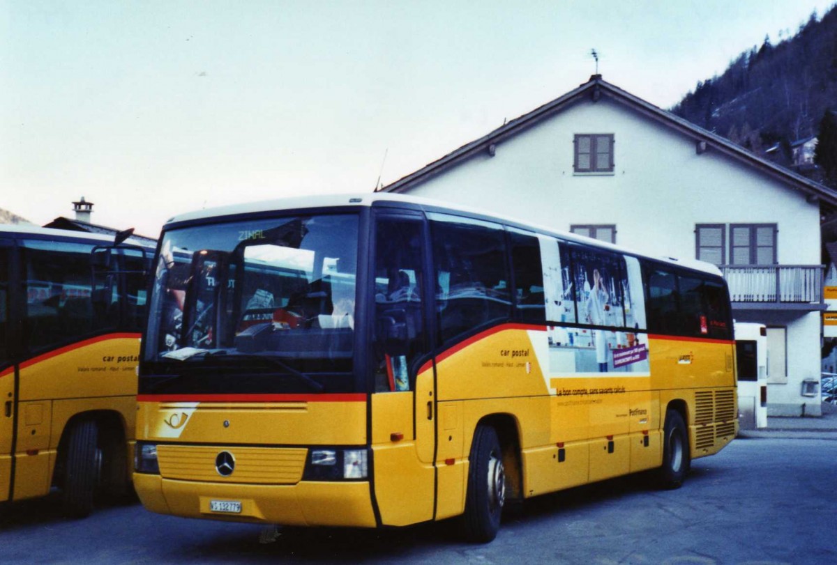 (124'616) - Epiney, Ayer - VS 132'779 - Mercedes am 9. Mrz 2010 in Vissoie, Post