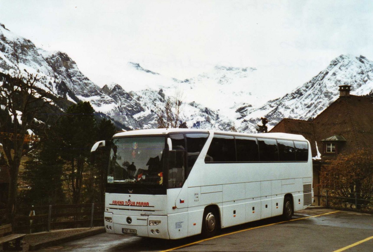 (125'315) - Aus Tschechien: Smola, Praha - 7A7 8406 - Mercedes am 4. April 2010 in Adelboden, Landstrasse