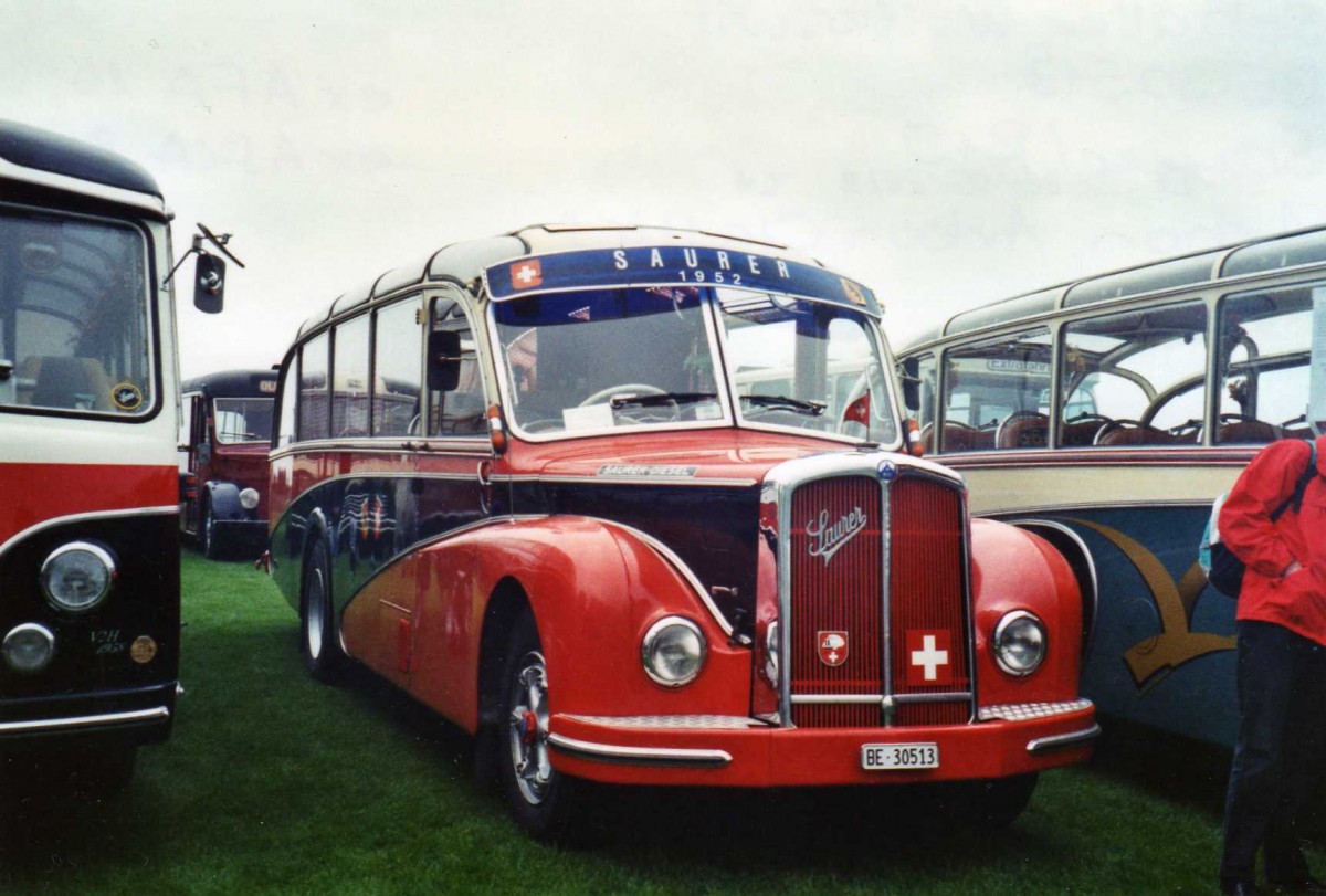 (125'802) - Schaffer, Oberburg - BE 30'513 - Saurer/R&J (ex AFA Adelboden Nr. 16; ex ASKa Aeschi Nr. 8) am 1. Mai 2010 in Arbon, Arbon Classics