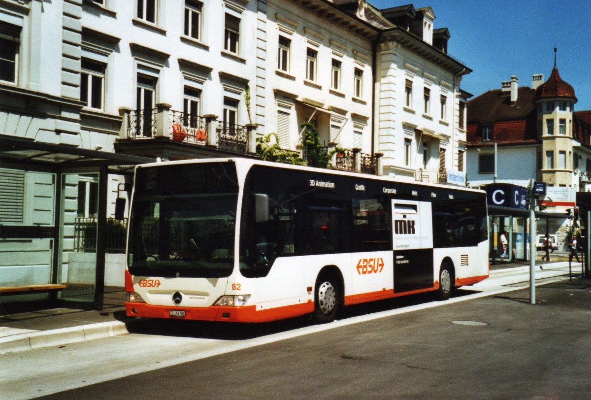 (126'436) - BSU Solothurn - Nr. 82/SO 148'782 - Mercedes am 24. Mai 2010 beim Hauptbahnhof Solothurn