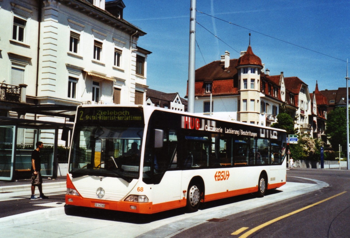 (126'503) - BSU Solothurn - Nr. 68/SO 142'068 - Mercedes am 24. Mai 2010 beim Hauptbahnhof Solothurn