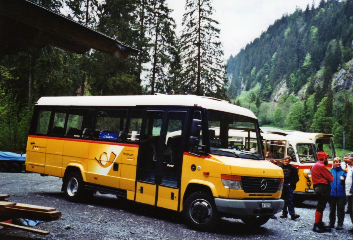 (126'635) - PostAuto Bern - BE 90'275 - Mercedes/Kusters (ex Portenier, Adelboden Nr. 7) am 29. Mai 2010 in Kiental, Tschingel