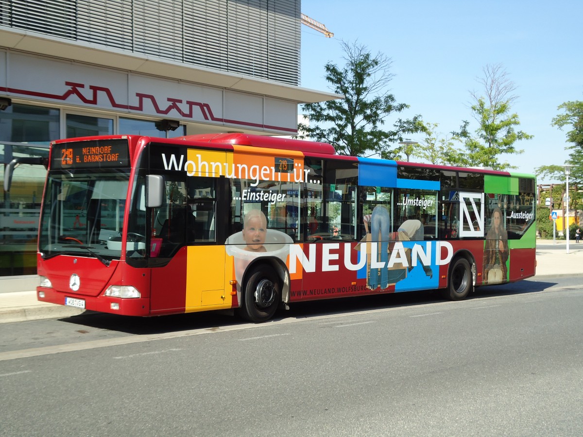 (127'778) - WVG Wolfsburg - Nr. 504/WOB-VG 4 - Mercedes am 8. Juli 2010 beim Hauptbahnhof Wolfsburg