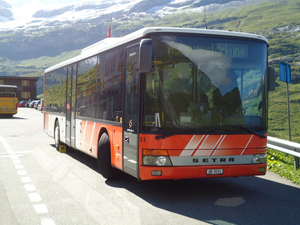 (128'244) - AAGU Altdorf - Nr. 51/UR 9311 - Setra am 7. August 2010 in Unterschchen, Balm