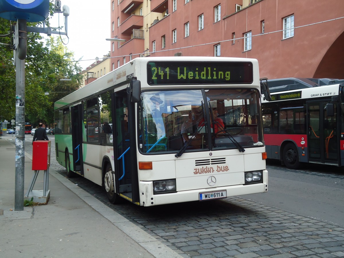 (128'432) - Zuklin, Klosterneuburg - WU 611 A - Mercedes am 9. August 2010 in Wien, Heiligenstadt