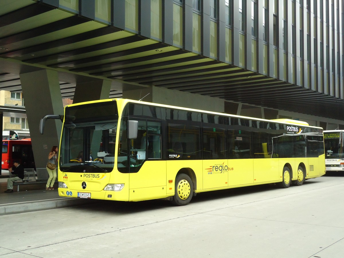 (128'621) - PostBus - BD 13'345 - Mercedes am 11. August 2010 beim Bahnhof Innsbruck