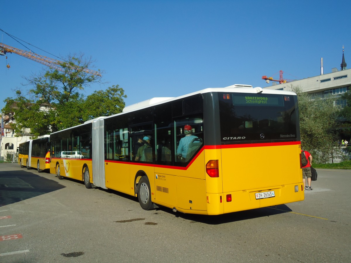 (128'918) - Ryffel, Uster - Nr. 201(23)/ZH 26'345 - Mercedes am 21. August 2010 beim Bahnhof Frauenfeld