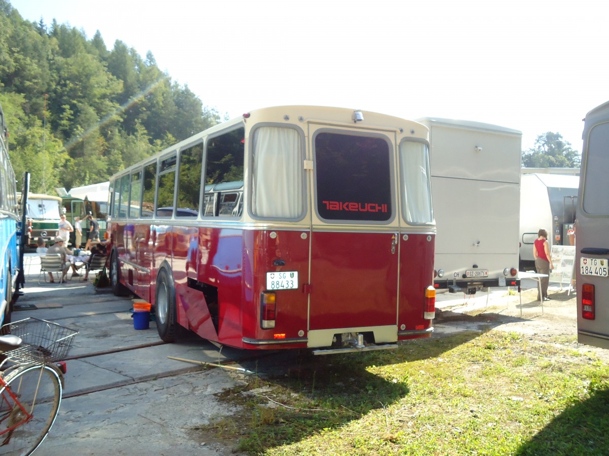 (128'993) - Liebi, Montlingen - SG 88'433 - FBW/Tscher (ex Wespe, Altsttten; ex P 24'804) am 22. August 2010 in Thayngen, Wohnbustreffen