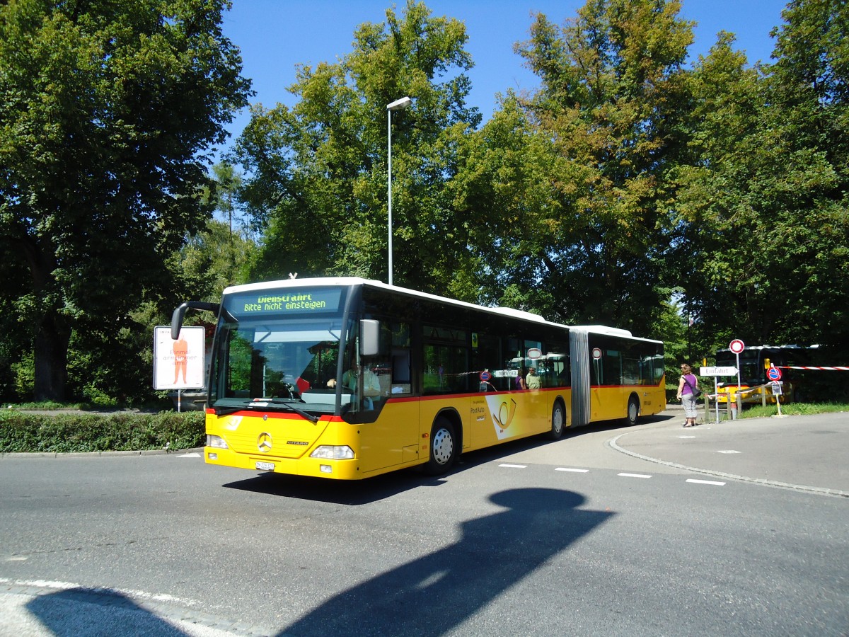 (129'059) - Stutz, Jonen - Nr. 185/ZH 228'328 - Mercedes (ex Nr. 12) am 22. August 2010 beim Bahnhof Frauenfeld