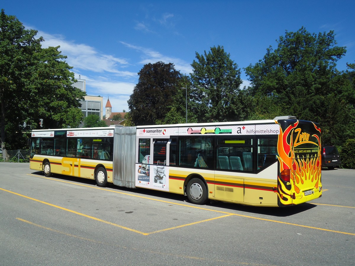 (129'140) - STI Thun - Nr. 84/BE 543'384 - Mercedes am 26. August 2010 bei der Schifflndte Thun