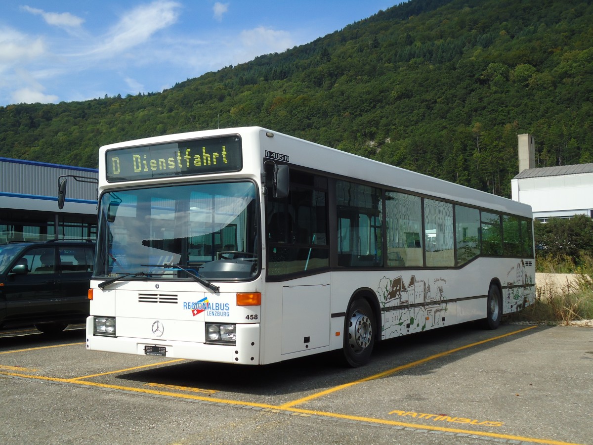 (129'628) - Knecht, Windisch - Nr. 458 - Mercedes (ex Nr. 58) am 12. September 2010 in Biel, Rattinbus