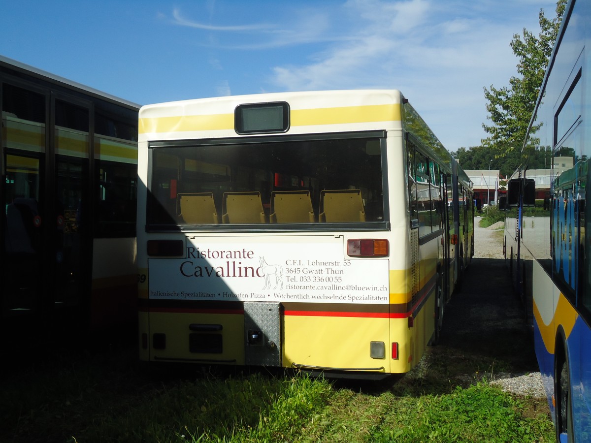 (129'673) - STI Thun - Nr. 69 - MAN am 12. September 2010 in Kloten, EvoBus