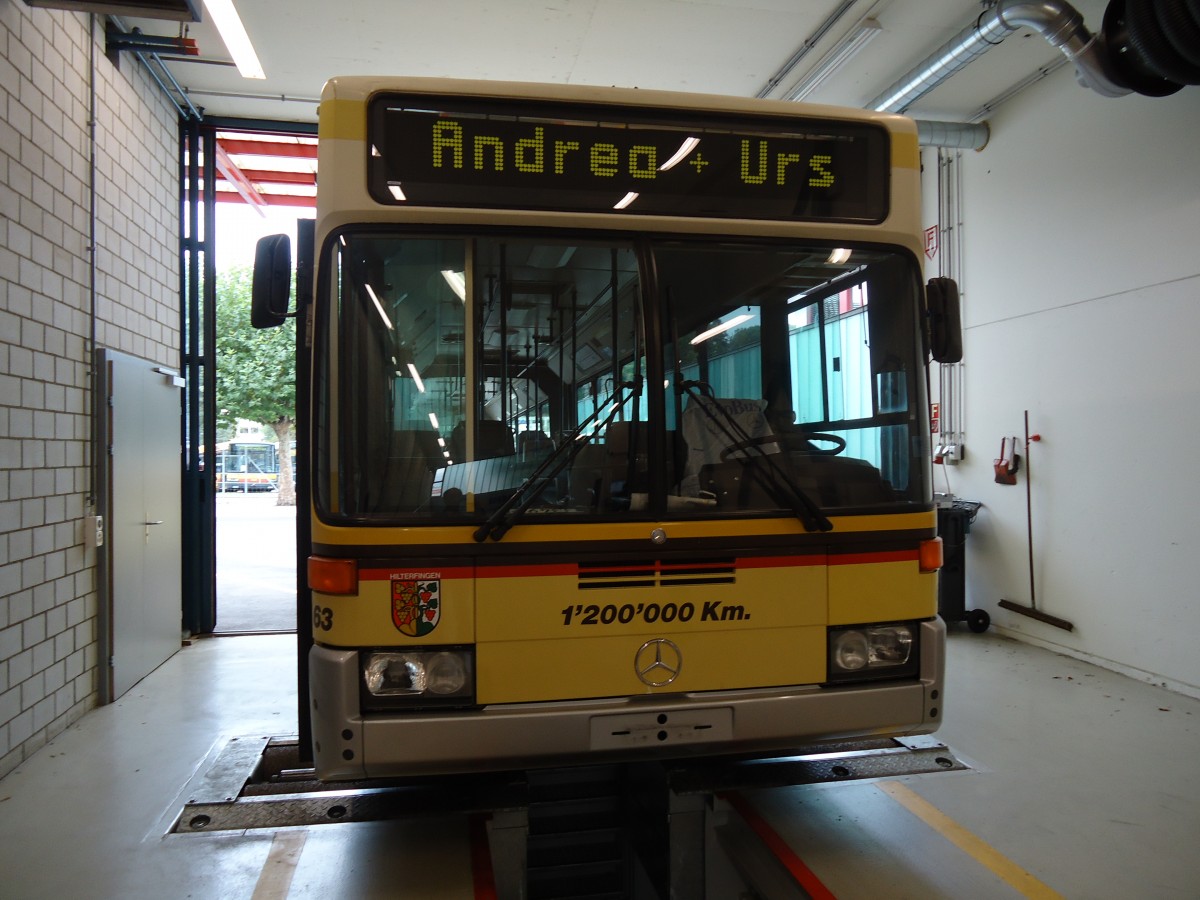 (129'743) - STI Thun - Nr. 63 - Mercedes am 15. September 2010 in Kloten, EvoBus