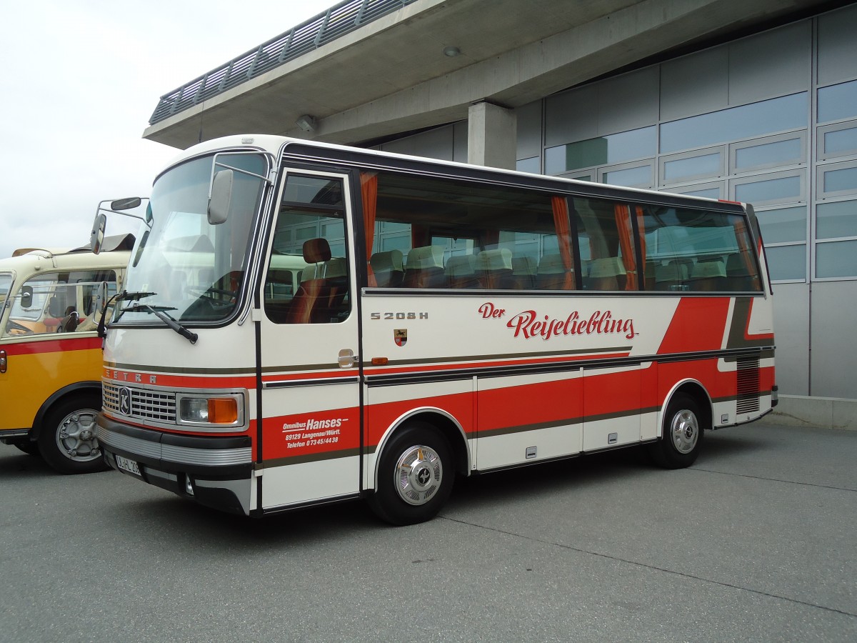 (130'044) - Aus Deutschland: Hanses, Langenau - UL-HL 208 - Setra am 18. September 2010 in Breil, Militranlage