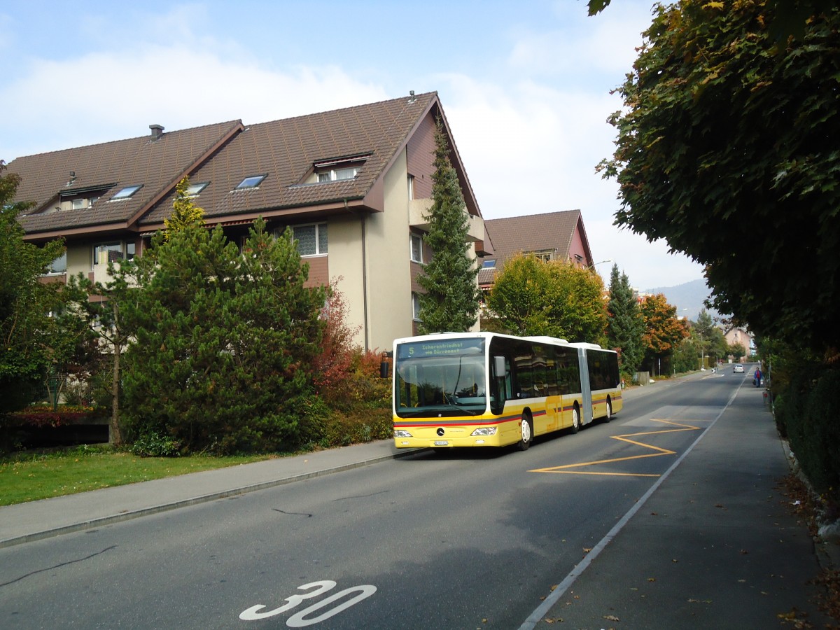 (130'395) - STI Thun - Nr. 137/BE 801'137 - Mercedes am 12. Oktober 2010 in Thun, Schorenfriedhof