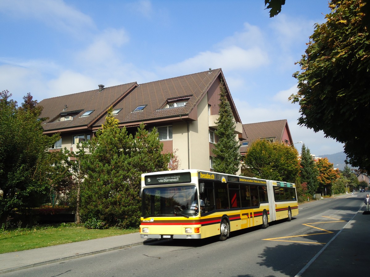 (130'396) - STI Thun - Nr. 71/BE 385'871 - MAN am 12. Oktober 2010 in Thun, Schorenfriedhof