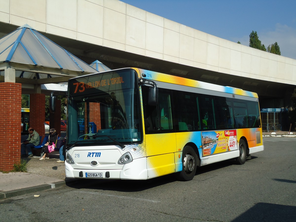 (130'571) - RTM Marseille - Nr. 218/620 BGA 13 - Heuliez am 15. Oktober 2010 in Marseille, Ste Marguerite