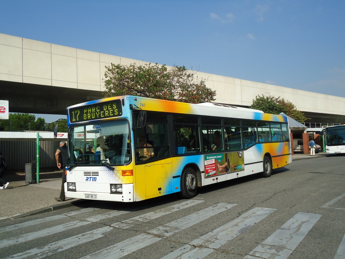 (130'595) - RTM Marseille - Nr. 747/3487 VK - Mercedes am 15. Oktober 2010 in Marseille, Ste Marguerite