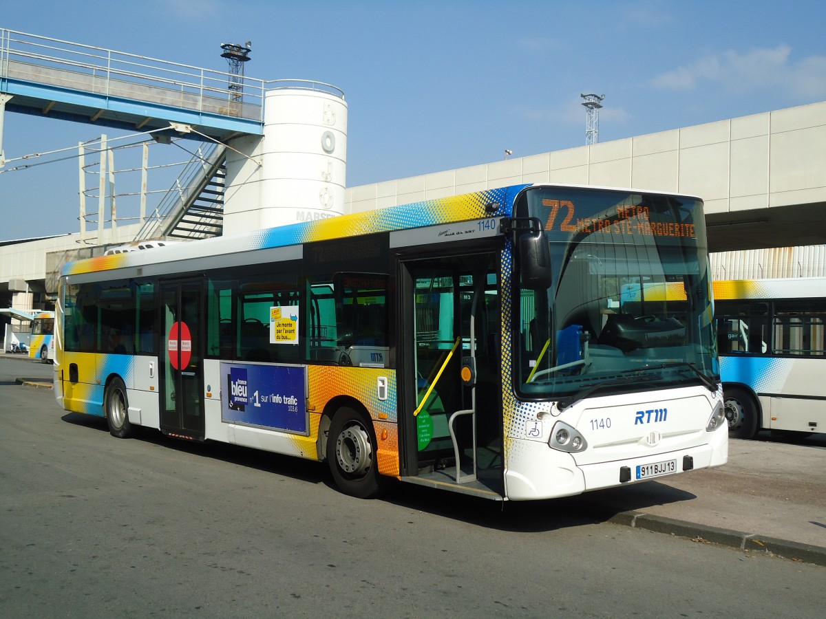 (130'604) - RTM Marseille - Nr. 1140/911 BJJ 13 - Heuliez am 15. Oktober 2010 in Marseille, Bougainville