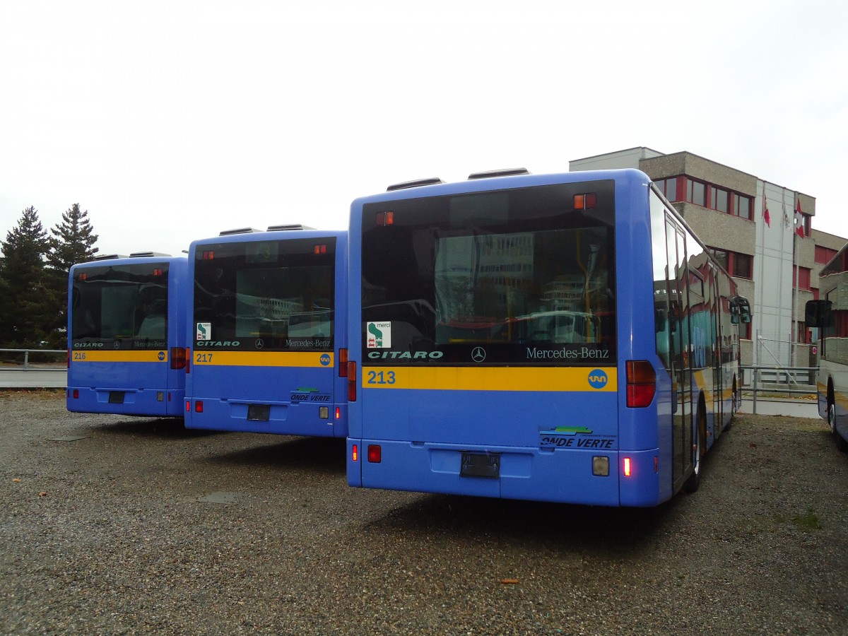 (130'774) - TC La Chaux-de-Fonds - Nr. 213 - Mercedes am 24. Oktober 2010 in Kloten, EvoBus