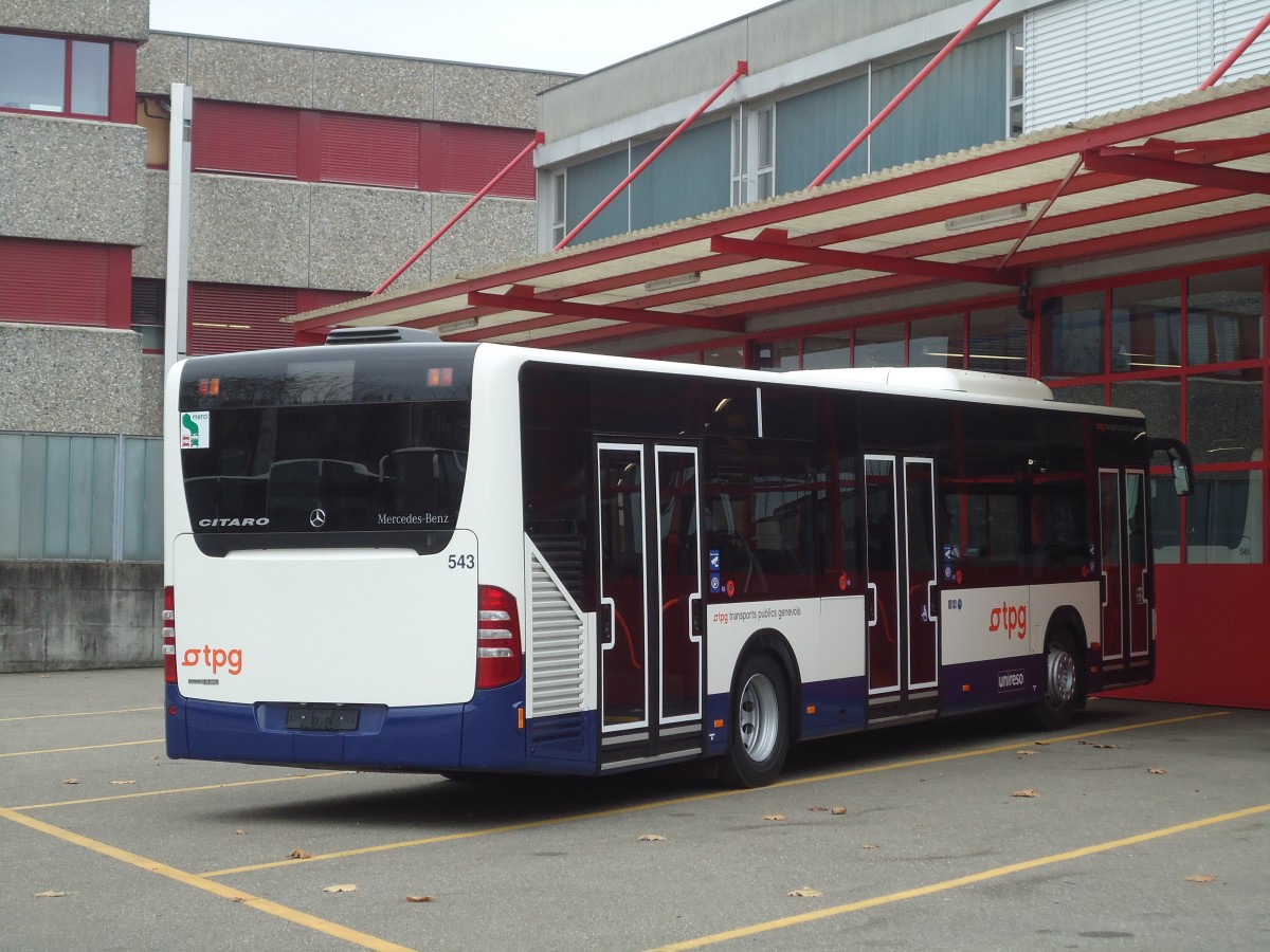 (131'030) - TPG Genve - Nr. 543 - Mercedes am 17. November 2010 in Kloten, EvoBus