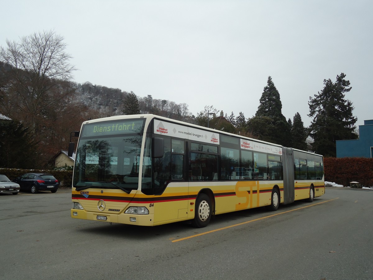 (131'550) - STI Thun - Nr. 84/BE 543'384 - Mercedes am 10. Dezember 2010 bei der Schifflndte Thun