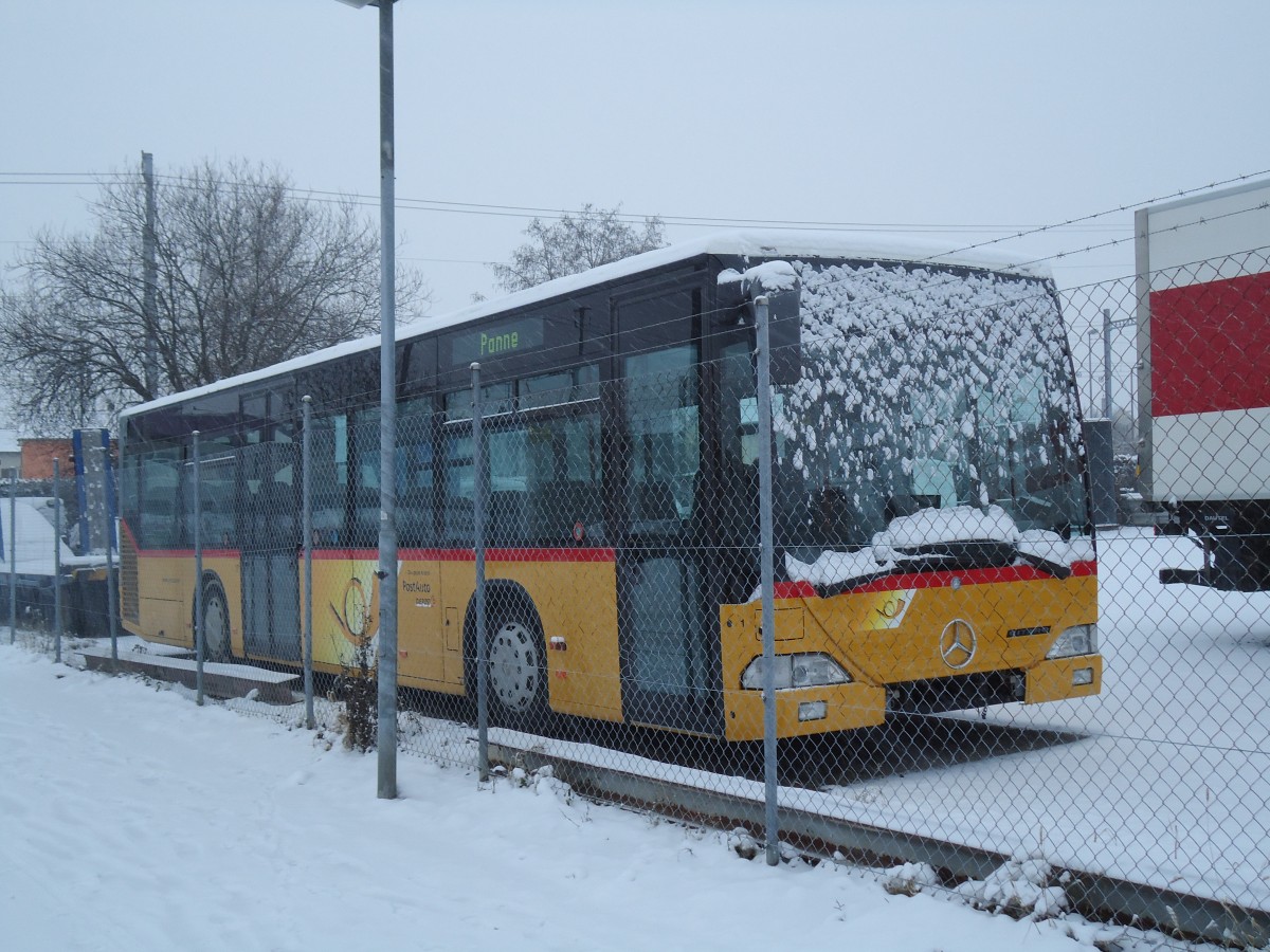 (131'602) - PostAuto Ostschweiz - Nr. 1/TG 158'091 - Mercedes (ex P 25'308) am 15. Dezember 2010 in Wil, Larag