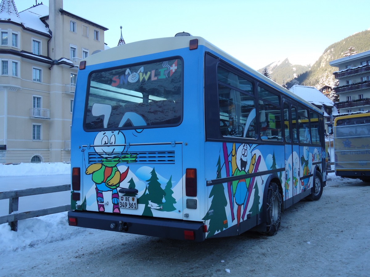 (131'861) - AVG Grindelwald - Nr. 20/BE 349'361 - Vetter am 31. Dezember 2010 beim Bahnhof Grindelwald