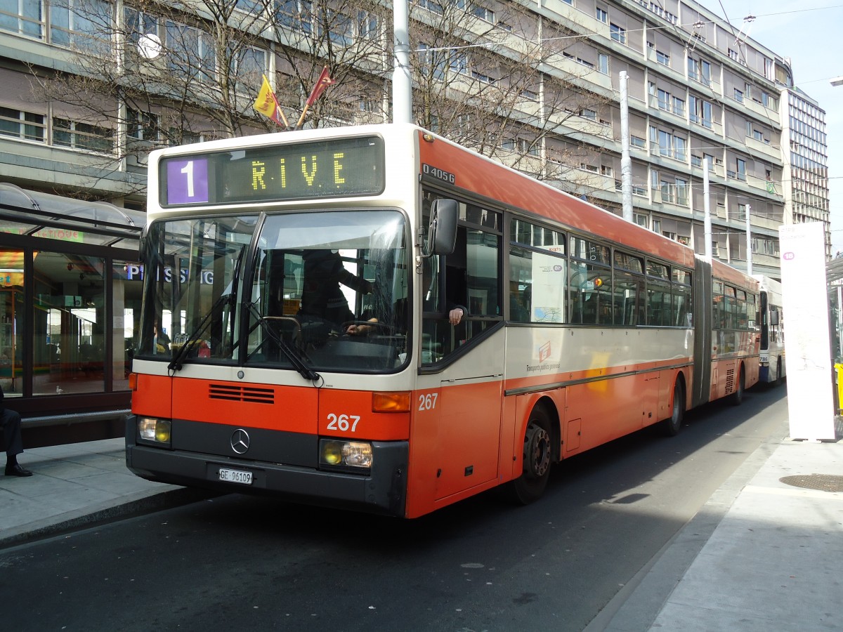 (132'877) - TPG Genve - Nr. 267/GE 96'109 - Mercedes am 10. Mrz 2011 in Genve, Coutance