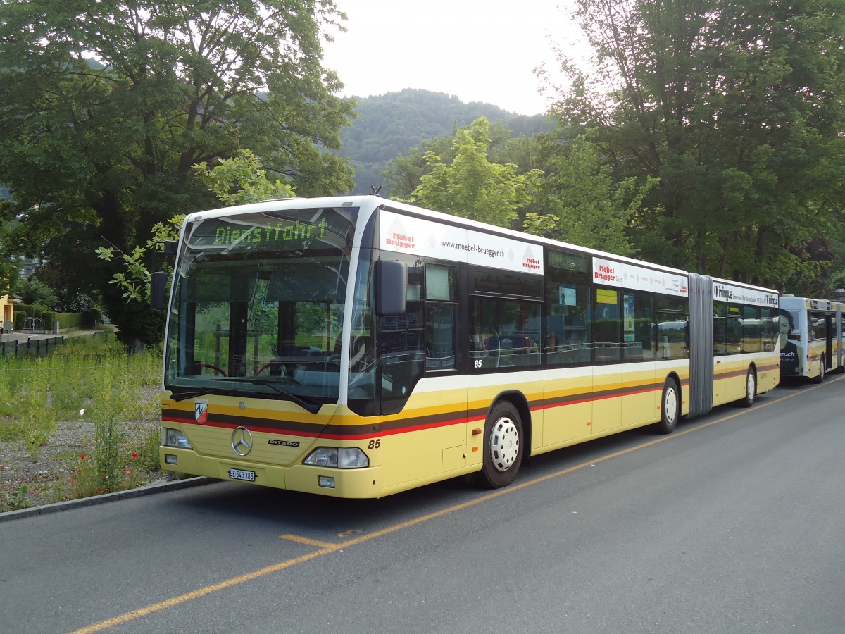 (133'846) - STI Thun - Nr. 85/BE 543'385 - Mercedes am 26. Mai 2011 bei der Schifflndte Thun