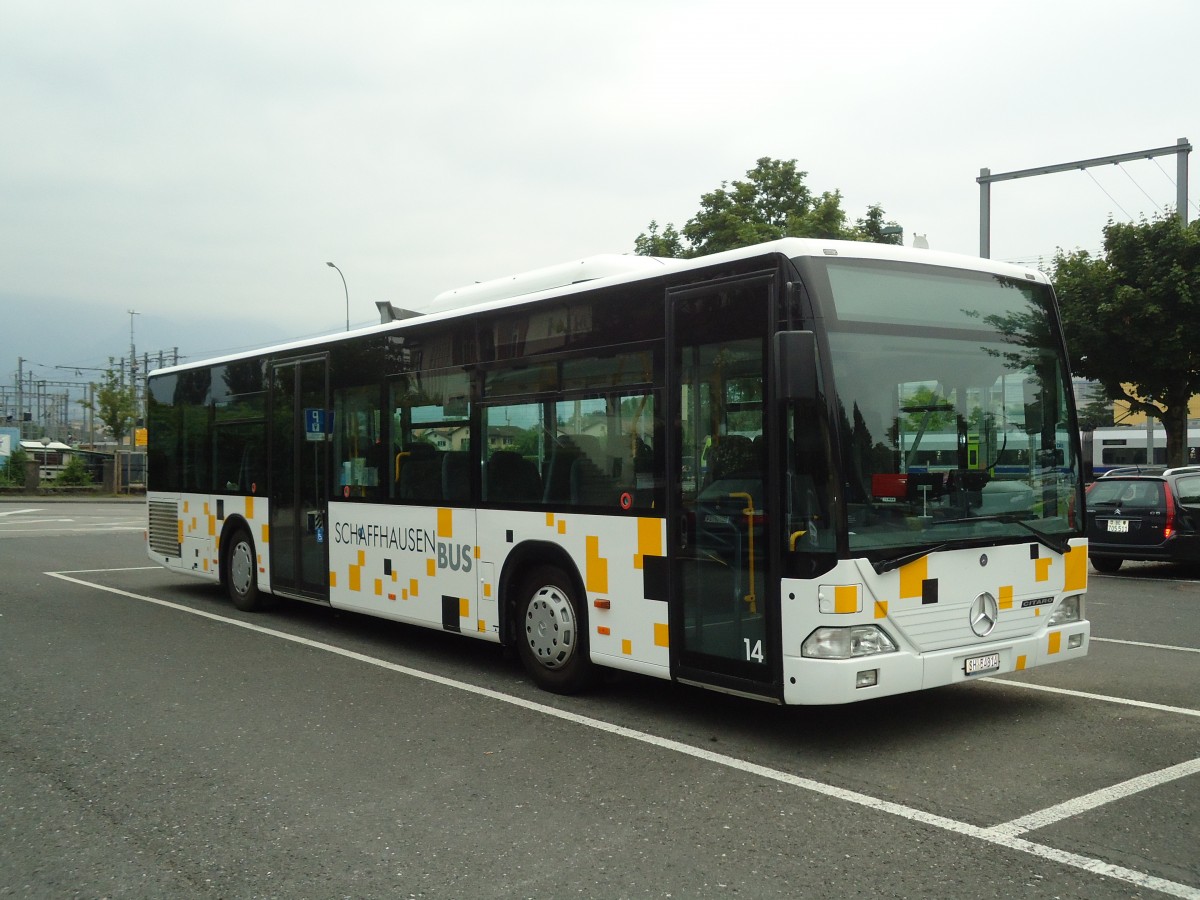 (133'968) - SB Schaffhausen - Nr. 14/SH 54'314 - Mercedes am 3. Juni 2011 in Thun, Seestrasse