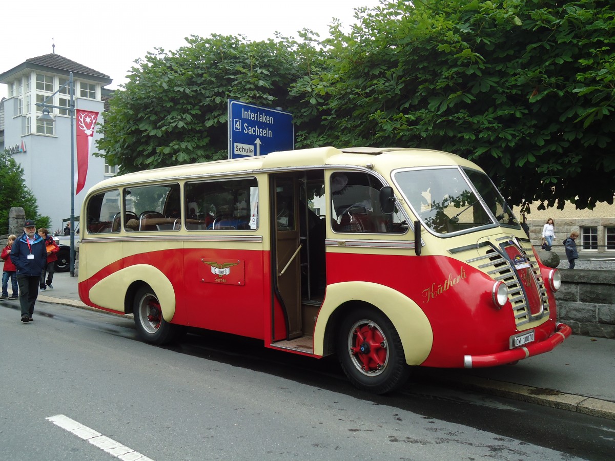 (134'096 - Dillier, Sarnen - OW 10'070 - Saurer/R&J am 11. Juni 2011 in Sarnen, OiO