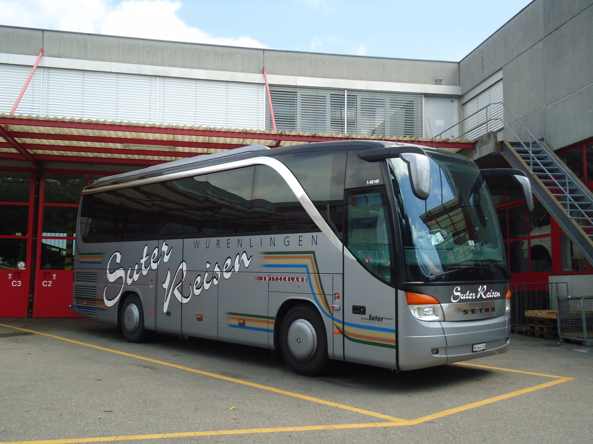 (134'866) - Suter, Wrenlingen - AG 444'416 - Setra am 10. Juli 2011 in Kloten, EvoBus