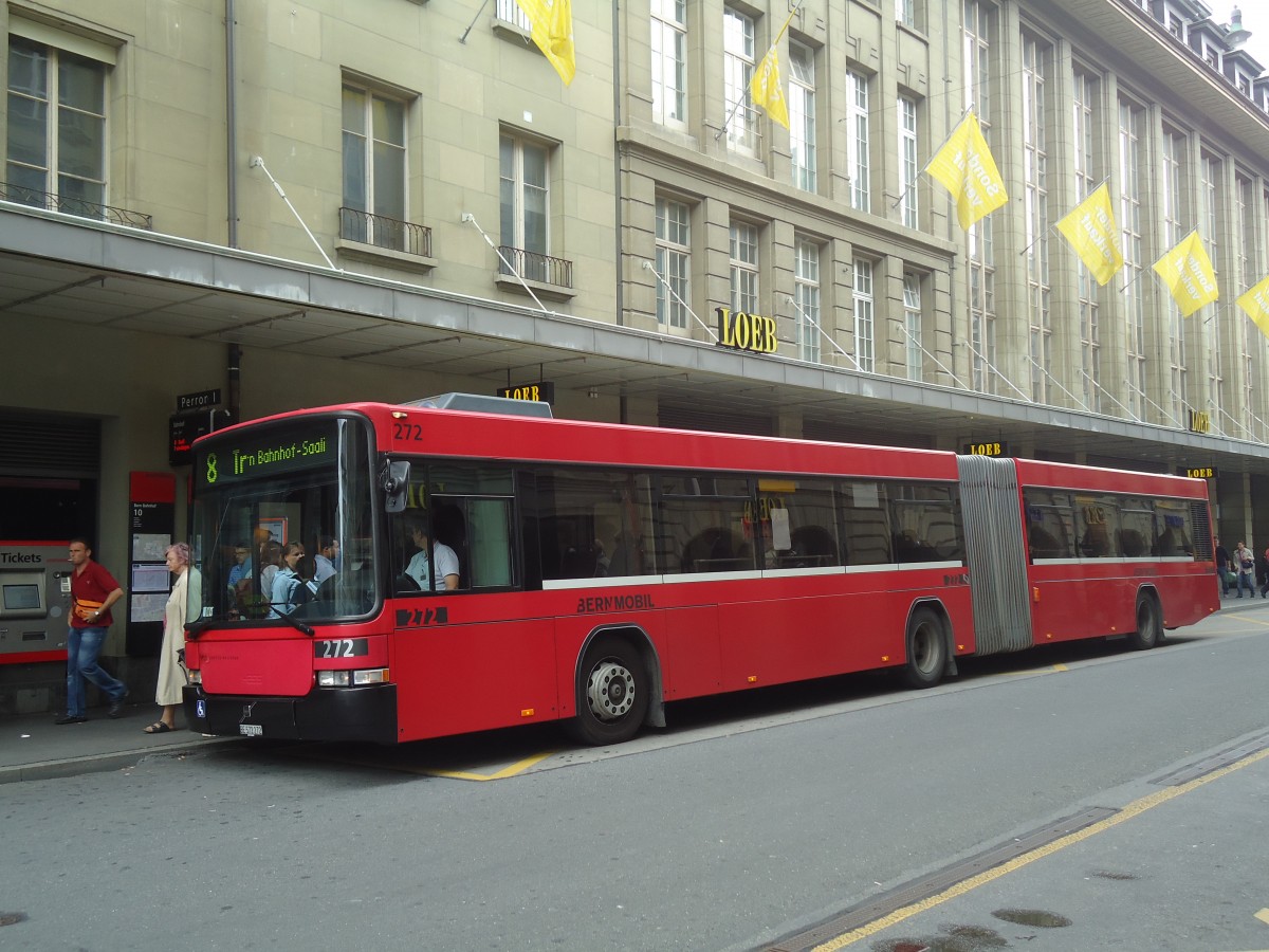 (135'145) - Bernmobil, Bern - Nr. 272/BE 572'272 - Volvo/Hess am 14. Juli 2011 beim Bahnhof Bern