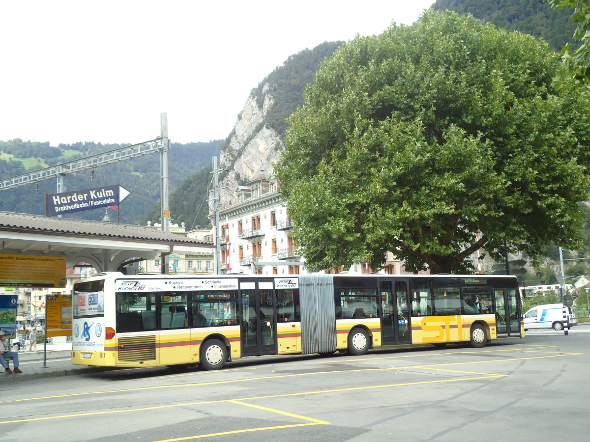 (135'433) - STI Thun - Nr. 109/BE 700'109 - Mercedes am 8. August 2011 beim Bahnhof Interlaken West