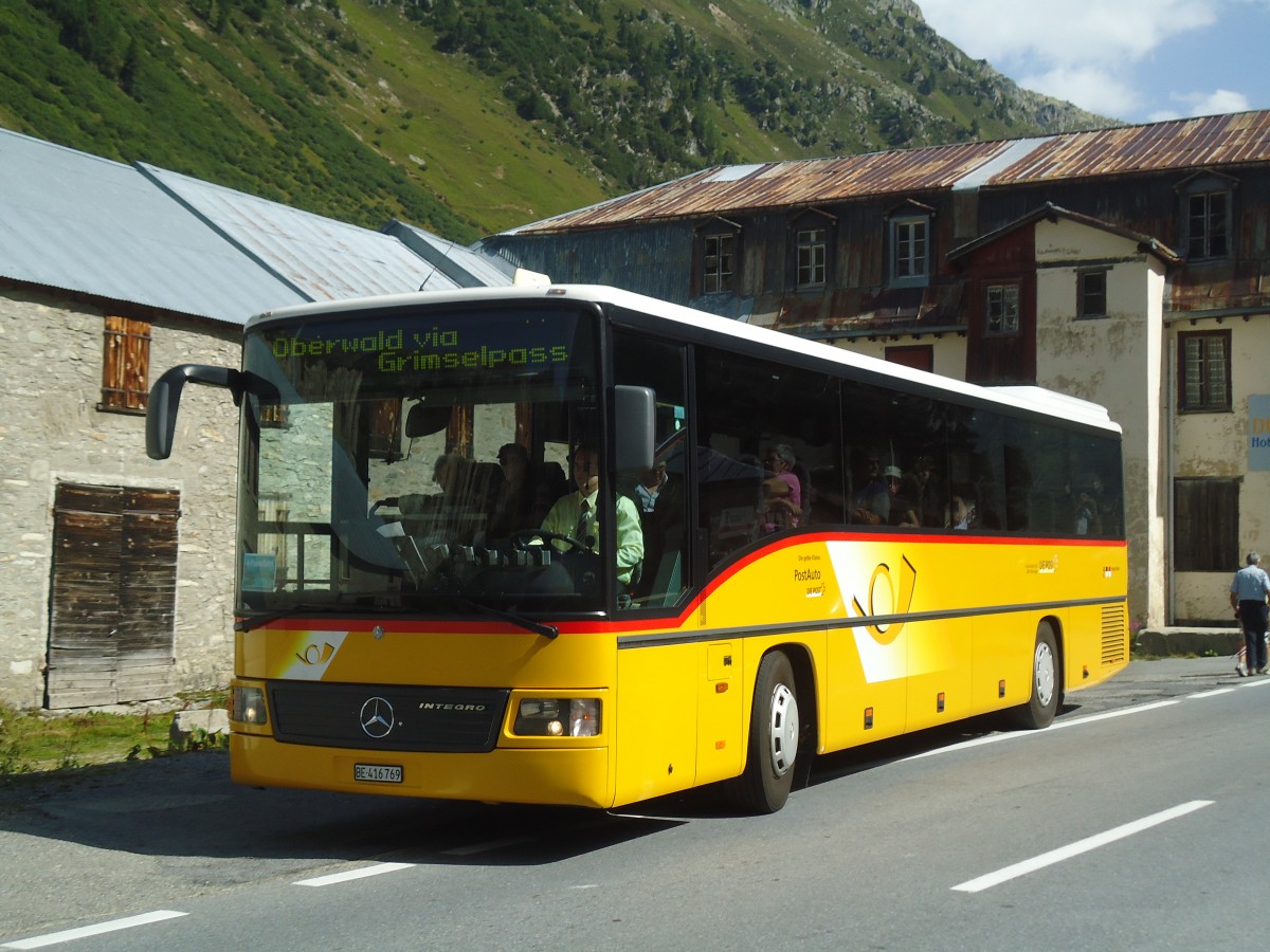 (135'694) - AVG Meiringen - Nr. 69/BE 416'769 - Mercedes am 21. August 2011 in Gletsch, Post