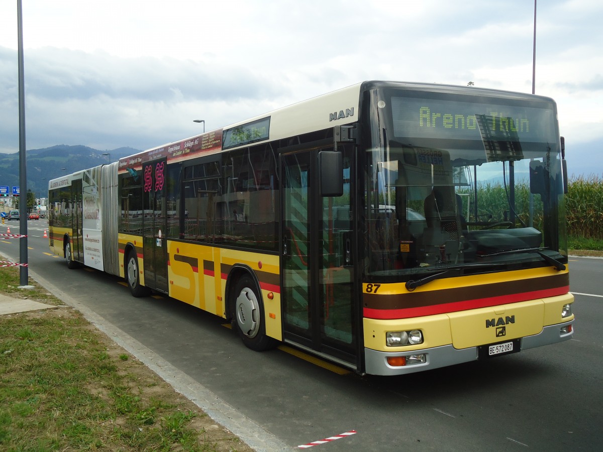 (135'892) - STI Thun - Nr. 87/BE 572'087 - MAN am 11. September 2011 in Thun, Arena Thun