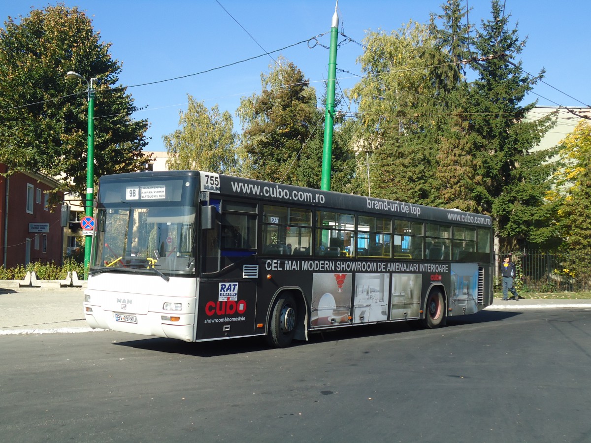 (136'361) - RAT Brasov - Nr. 755/BV 09 RKU - MAN am 4. Oktober 2011 in Brasov, Rulmentul